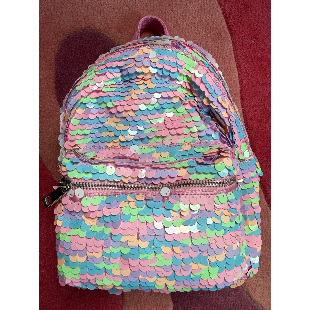 BlackMilk Sparkle Sparkle Pastel Sequin Mini Backpack